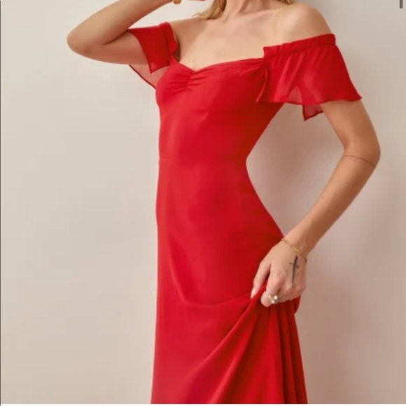 Reformation butterfly dress size 0 - Picture 2 of 5